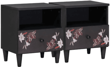 Vidaxl Nattbord 40 x 33 x 46 cm Brun