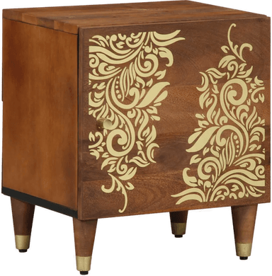 Vidaxl Nattbord Honning brun 40 x 33 x 46 cm