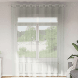 Vidaxl Voilegardiner 140x260 cm lysegrå