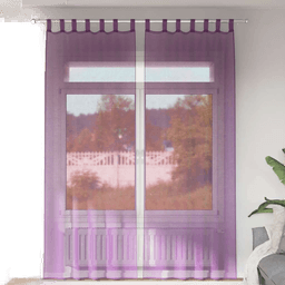 Vidaxl Voilegardiner lilla 140x260 cm