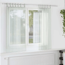 Vidaxl Voilegardiner 140x175 cm lysegrå