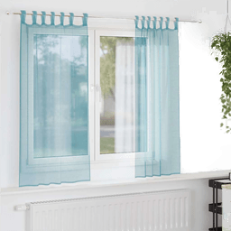 Vidaxl Voilegardiner turkis 140x175 cm