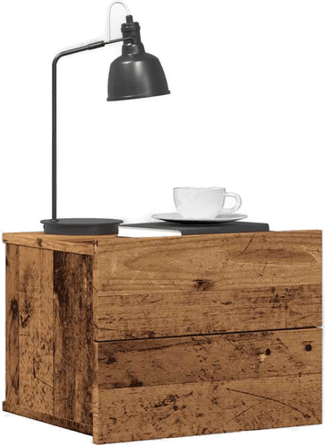 Vidaxl Veggmonterte nattbord 2 stk 40x32x30 cm