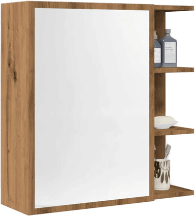 Vidaxl Speilskap artisan eik 62,5x20,5x64cm