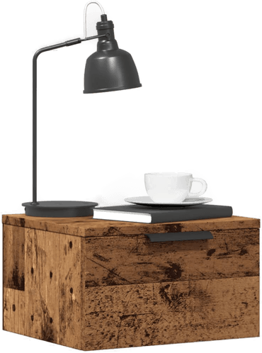 Vidaxl Veggmonterte nattbord 34x30 cm