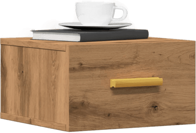 Vidaxl Veggmonterte nattbord 35x35 cm