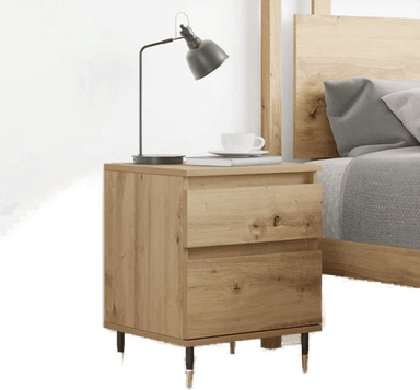 Vidaxl Nattbord artisan eik 40x35 cm