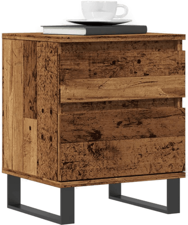 Vidaxl Nattbord gammelt tre 40x35 cm