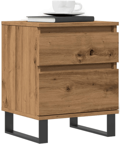 Vidaxl Nattbord artisan eik 40x35 cm