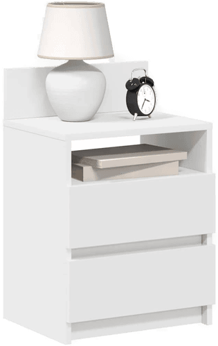 Vidaxl Nattbord 2 stk hvit 40x33x60 cm