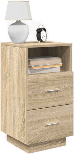 Vidaxl Nattbord sonoma eik 36x36x68 cm