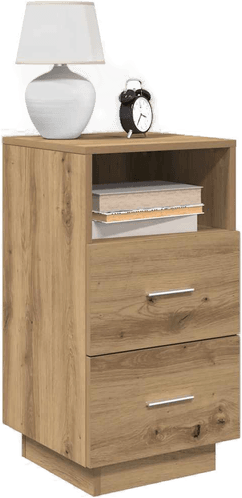 Vidaxl Nattbord 2 stk artisan eik