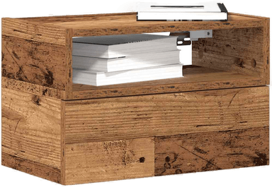 Vidaxl Veggmonterte nattbord 2 stk