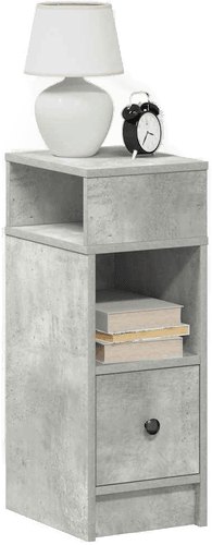 Vidaxl Nattbord 2 stk betonggrå