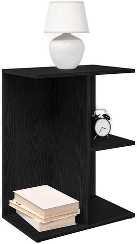 Vidaxl Nattbord 2 stk svart eik