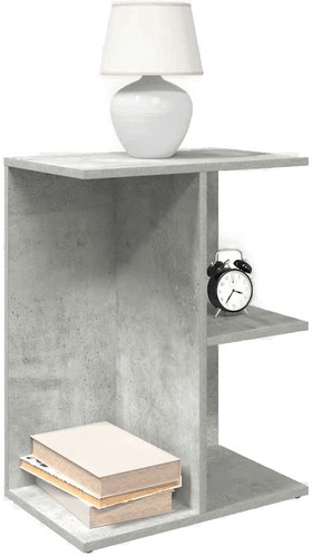 Vidaxl Nattbord betonggrå 46,5x29x61 cm