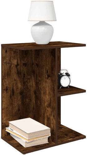 Vidaxl Nattbord 2 stk røkt eik