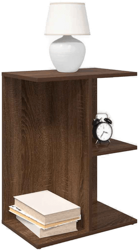 Vidaxl Nattbord 2 stk brun eik