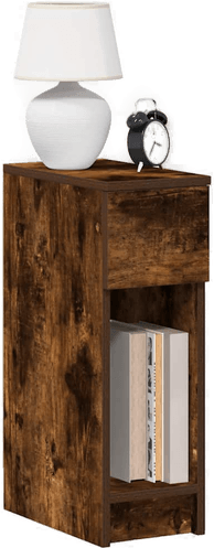 Vidaxl Nattbord 2 stk røkt eik