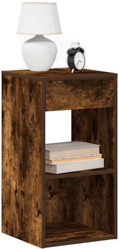 Vidaxl Nattbord 2 stk røkt eik