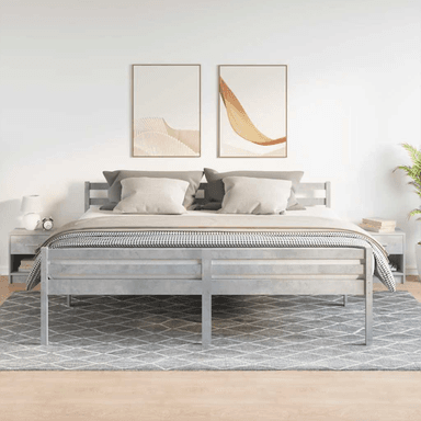 Vidaxl Nattbord 2 stk betonggrå