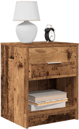 Vidaxl Nattbord 2 stk gammelt tre