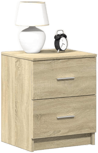 Vidaxl Nattbord 2 stk sonoma eik