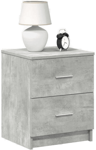 Vidaxl Nattbord 2 stk betonggrå
