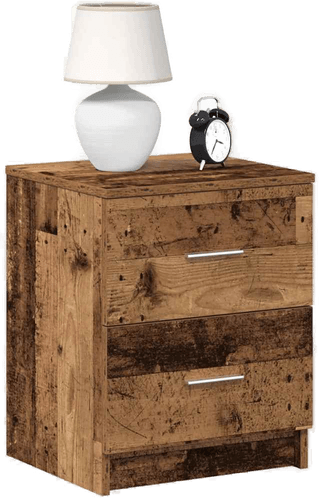 Vidaxl Nattbord gammelt tre 40x36x50 cm