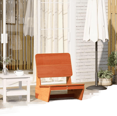 Vidaxl Hagestol voksbrun 60x64x70,5 cm