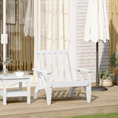 Vidaxl Adirondack hagestol hvit