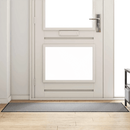 Vidaxl Dørmatte Grå og svart 60 x 180 cm