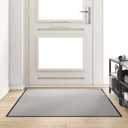 vidaXL Dørmatte Grå og svart 120 x 180 cm
