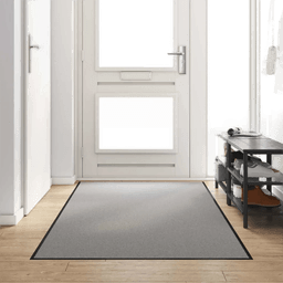 vidaXL Dørmatte Grå og svart 120 x 250 cm