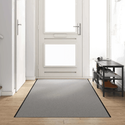 Vidaxl Dørmatte Grå og svart 120 x 400 cm