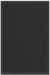 Vidaxl Dørmatte svart 40x60 cm