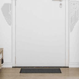 vidaXL Dørmatte Svart 40 x 60 cm