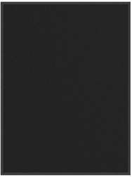 Vidaxl Dørmatte svart 80x120 cm