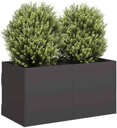 Vidaxl Plantekasse svart 80x40x40 cm