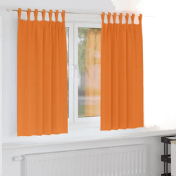 Vidaxl Mørkleggende Gardiner Lys Oransje 175 x 140 cm