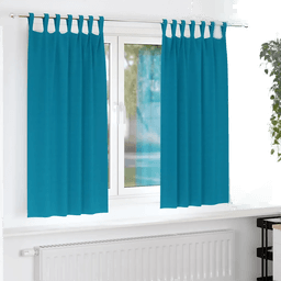 Vidaxl Mørkleggende Gardiner Turkis 175 x 140 cm