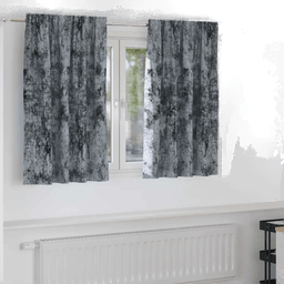 Vidaxl Fløyel Gardiner 140 x 140 cm Sølvgrå