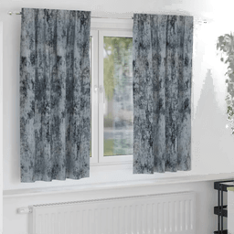 Vidaxl Fløyel Gardiner 175 x 140 cm Sølvgrå