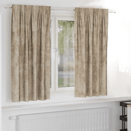 Vidaxl Fløyel Gardiner 175 x 140 cm