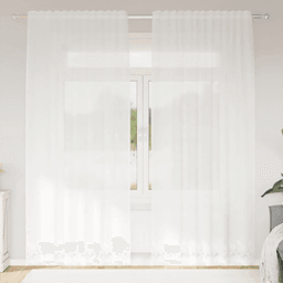 Vidaxl Blondegardin Hvit 150 x 240 cm