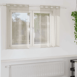 Vidaxl Voile Gardin 140 x 140 cm Sand