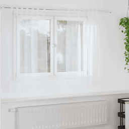 Vidaxl Voile Gardin Hvit 140 x 140 cm