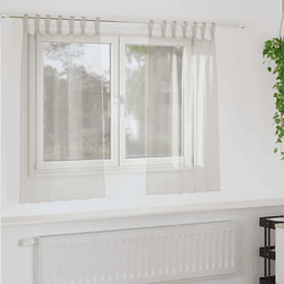 Vidaxl Voile Gardin 140 x 140 cm Krem