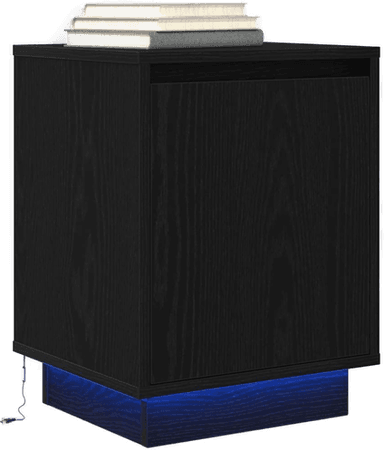 Vidaxl Nattskap med LED-lys 38x34x50 cm