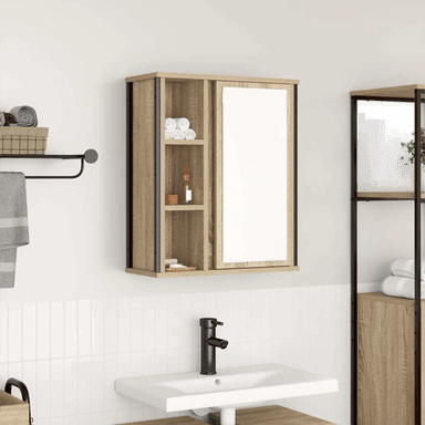 Vidaxl Baderomsskap med speil 50x21x60 cm